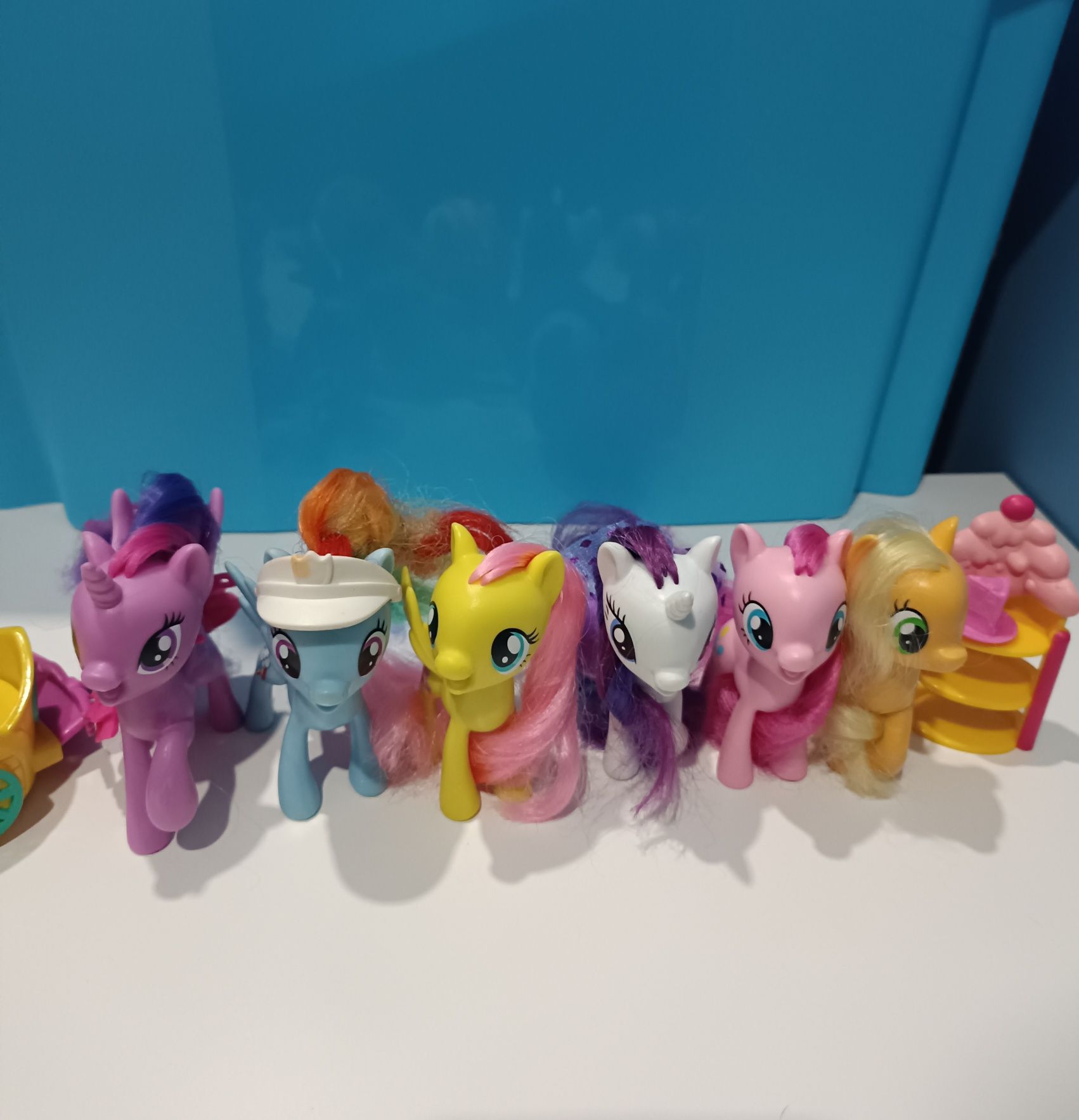 My Little Pony Mane 6 kucyki G4 reboot Hasbro MLP brushable