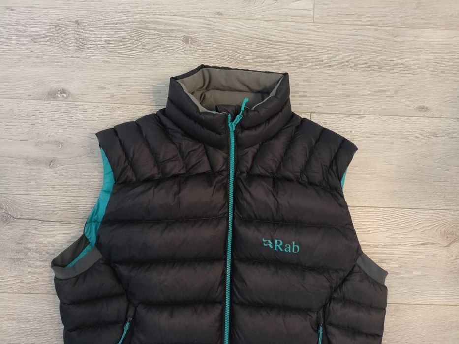 Bezrękawnik Puchowy Ocieplany Rab Trekkingowy Górski Sportowy
