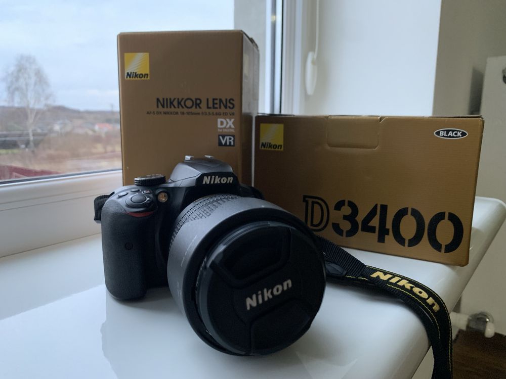 Nikon D3400 kit (AF-S DX 18-105 mm VR)