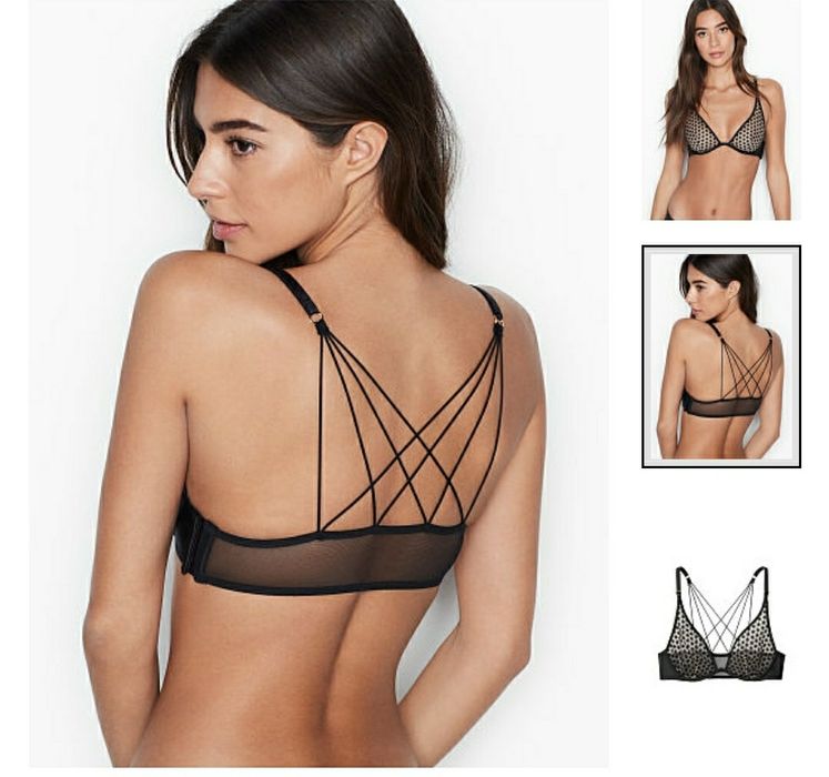 Комплект, (трусики, бра, бюстгальтер) Виктория Сикрет Victoria Secret