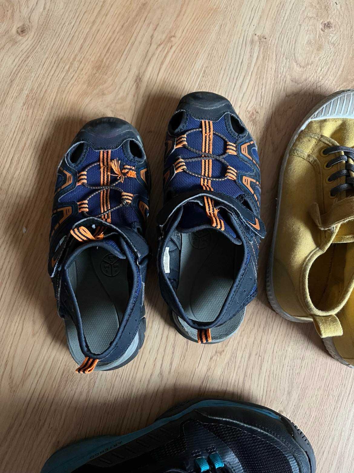 Buty chłopięce rozmiar 37 --- 3 pary