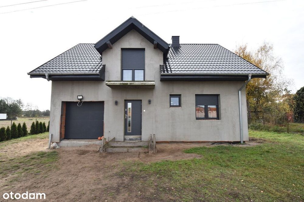 Nowy wolnostojący dom 125 m2 garaż gm Namysłów