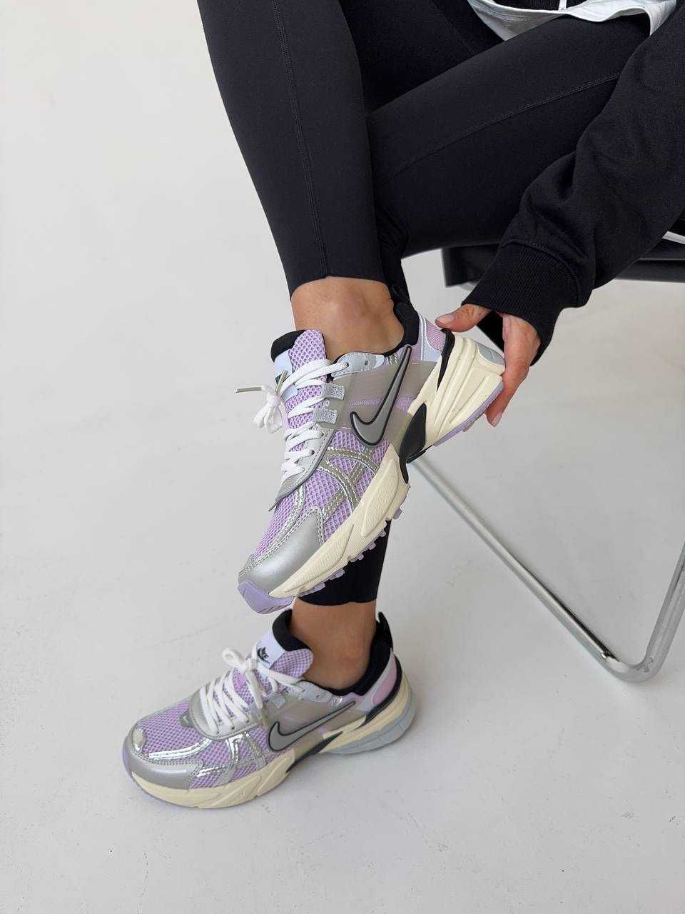 Кросівки Nike V2K Runtekk Purple/Silver premium