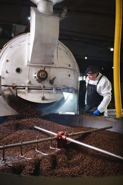 Кофе в зернах крепкий с пенкой