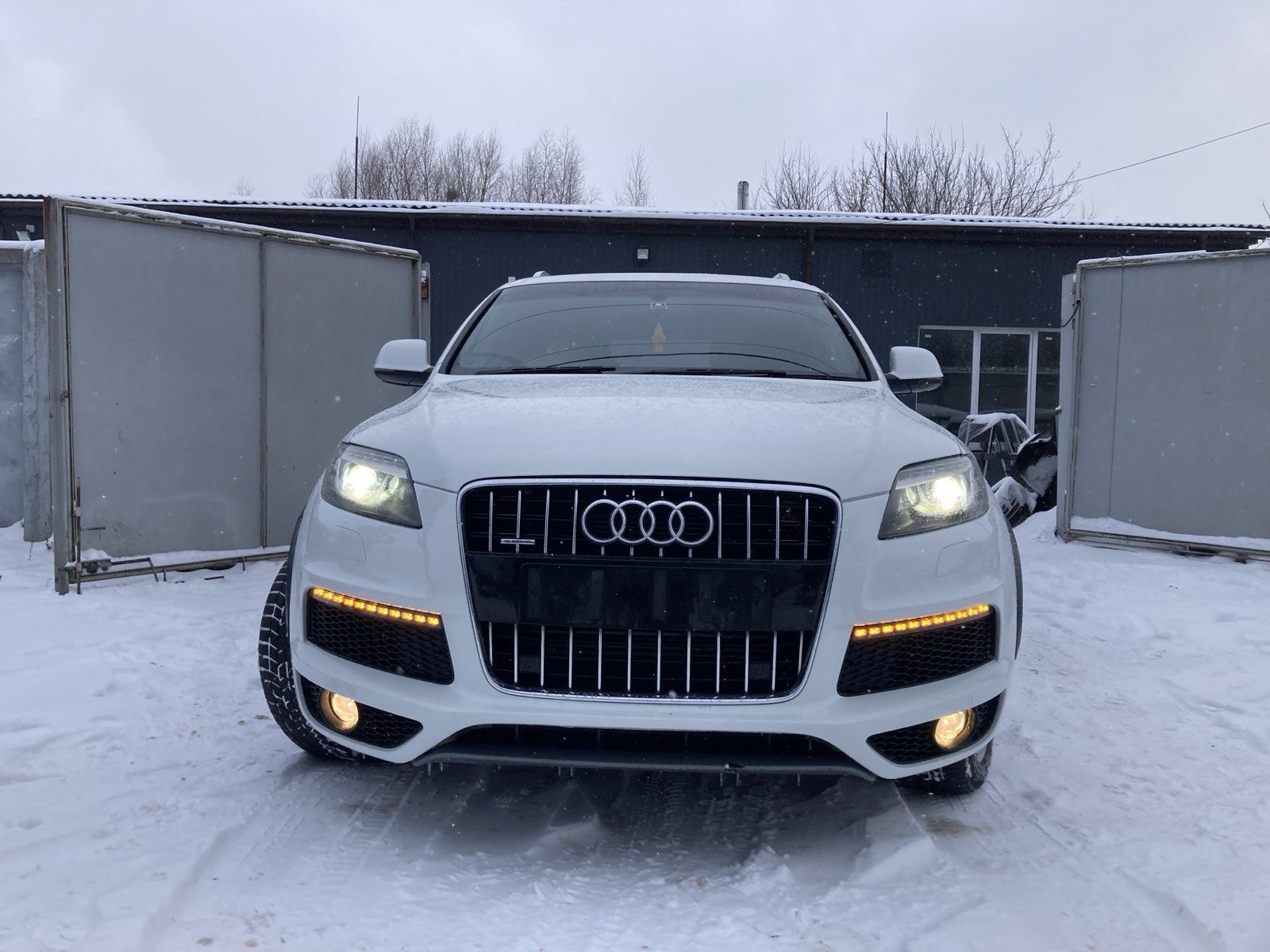 Бампер передний ауди q7 4l sline