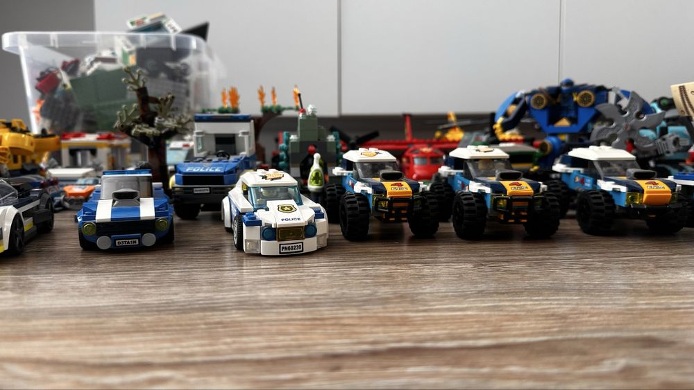 Mega zestaw klockow lego city i technic