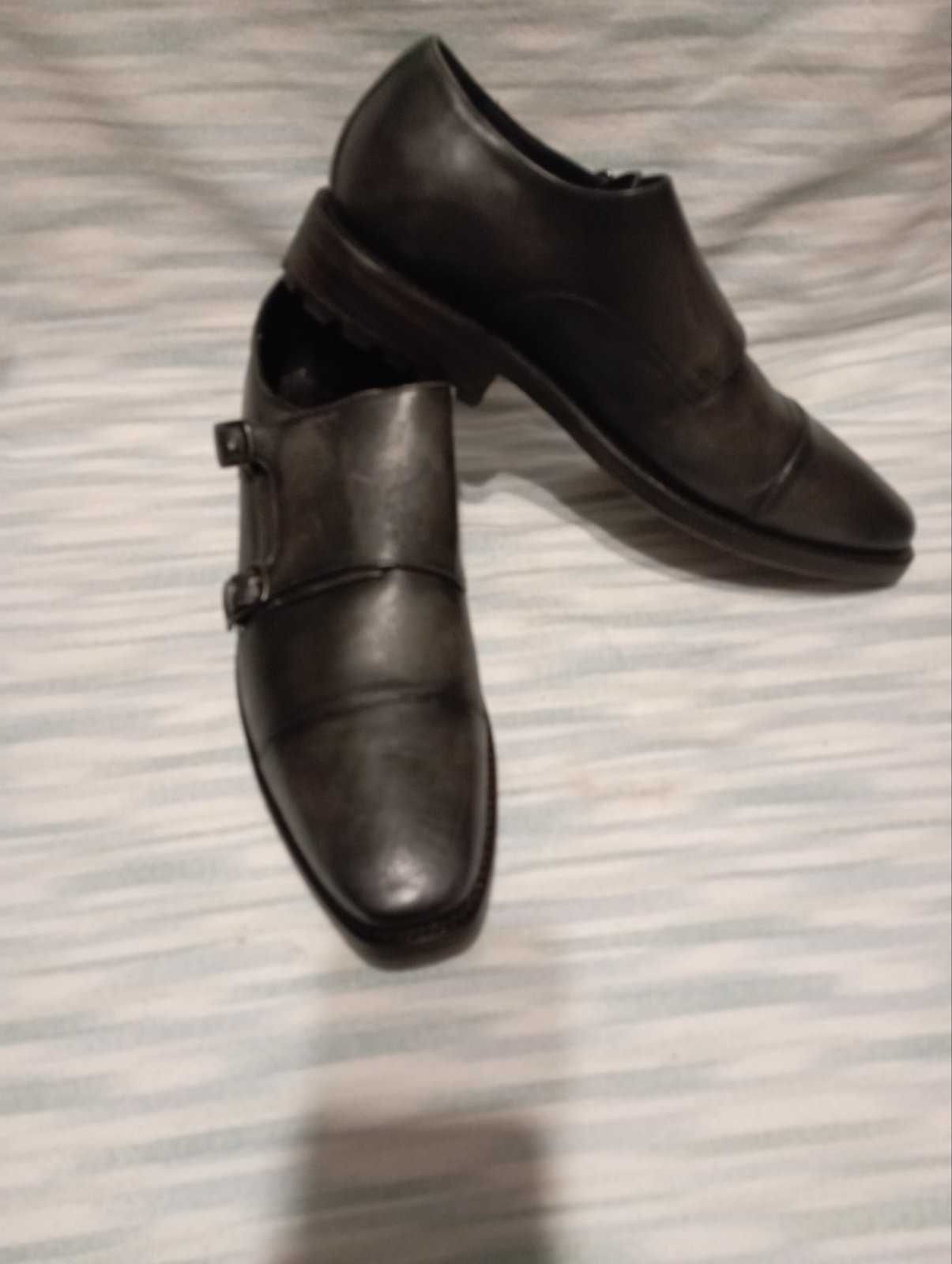 туфли мужские чёрные 45(46) новые