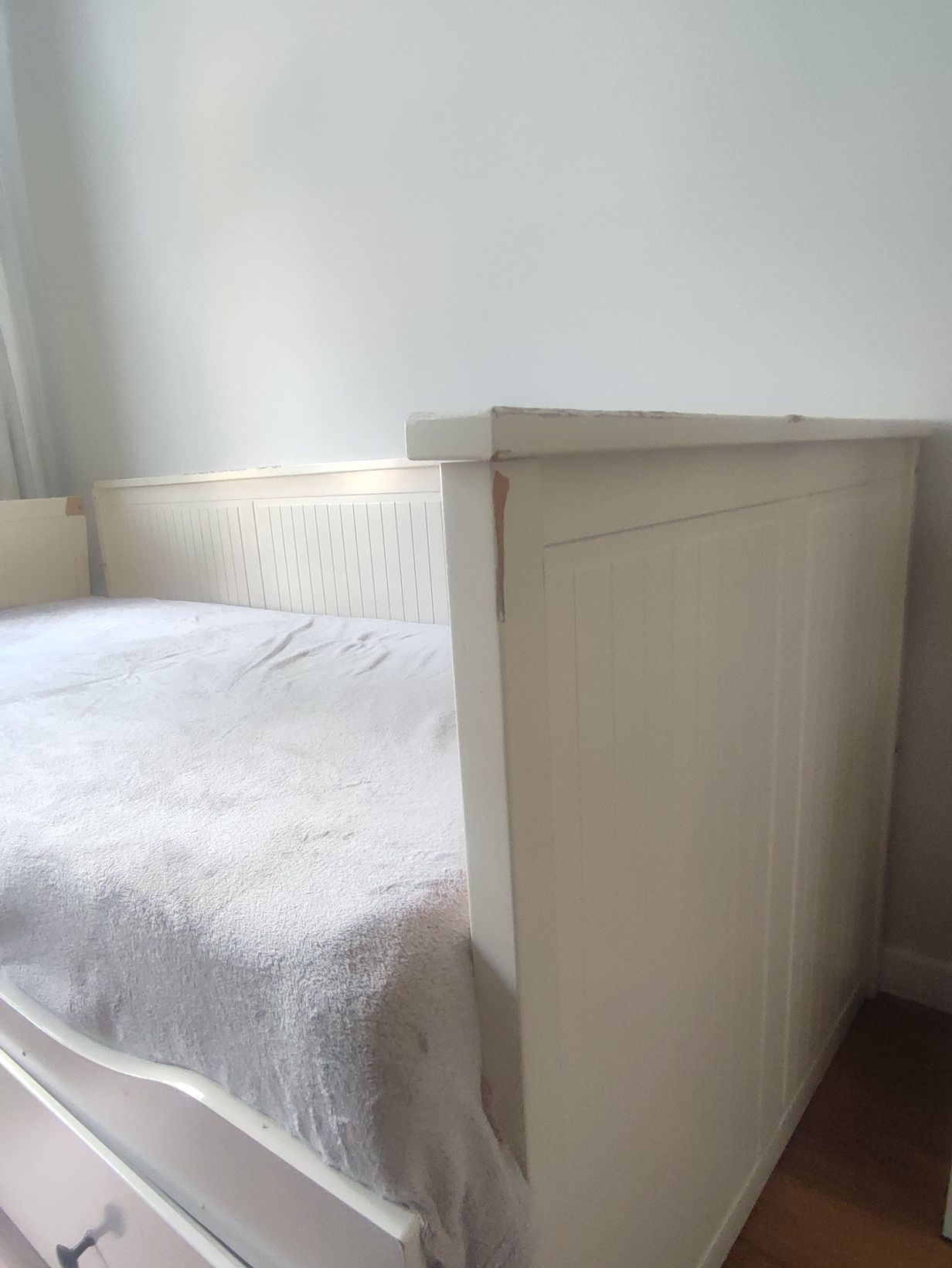 ZA DARMO Łóżko białe  Ikea model Hemnes