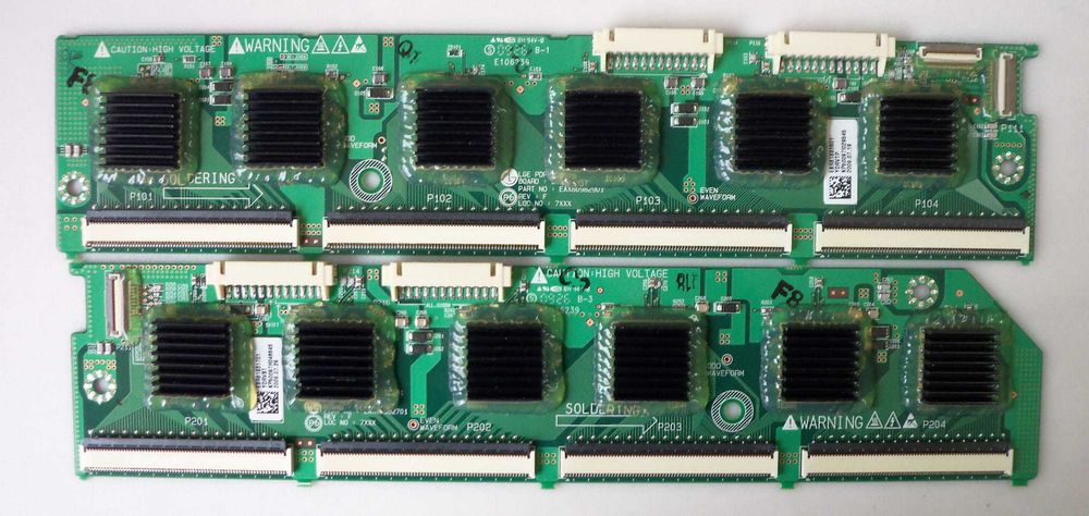 ebr618317.01 ebr618316.01 par placas buffer  plasma lg 50ps3000