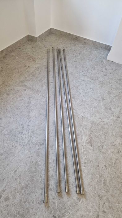 karnisze 200cm zestaw trzech karniszy