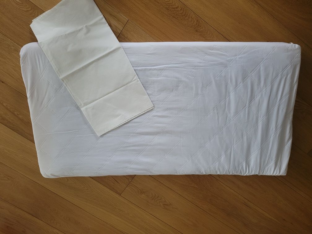 Materac łóżeczko 120x60 gryka,pianka, kokos, mikrofibra