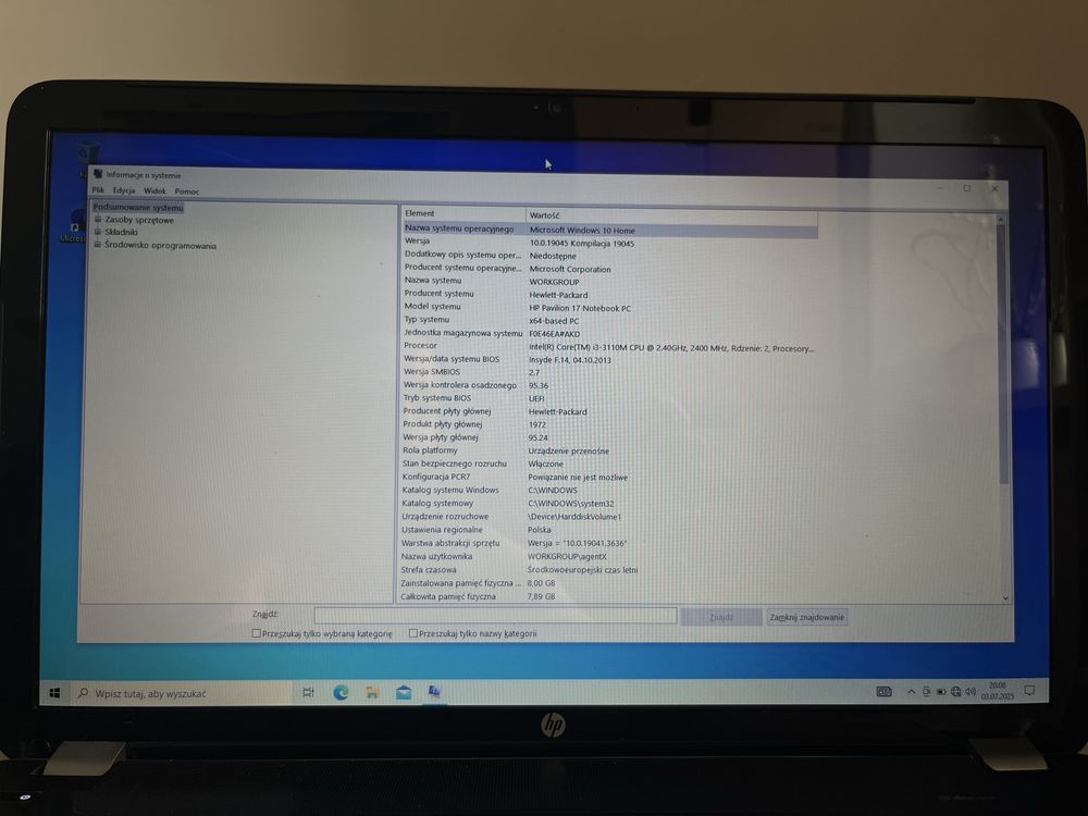 Laptop HP Pavilion 17 notebook pc
