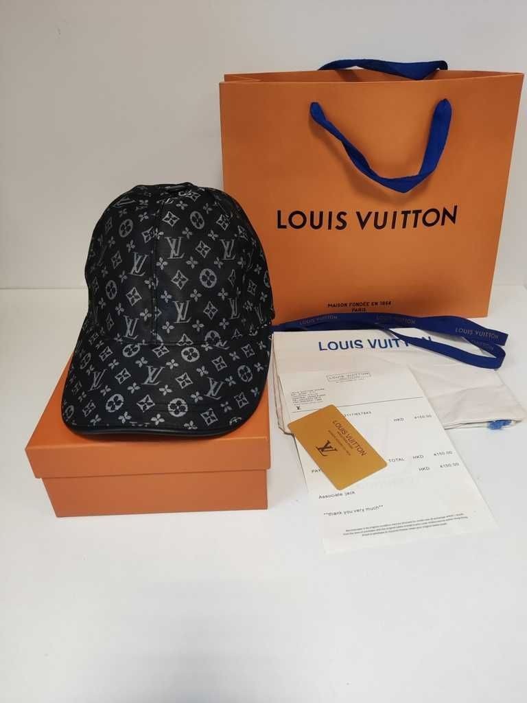 LOUIS VUITTON Męska damska czapka z daszkiem bejsbolówka 78-27