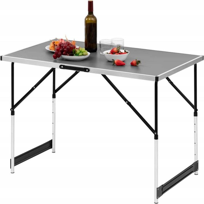 WOLTU Stół Kempingowy Składany 100cm x 60cm NrG192