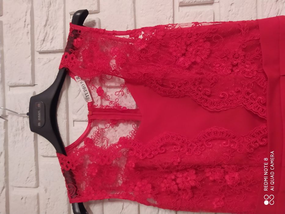 Sukienka studniówka wesele czerwona