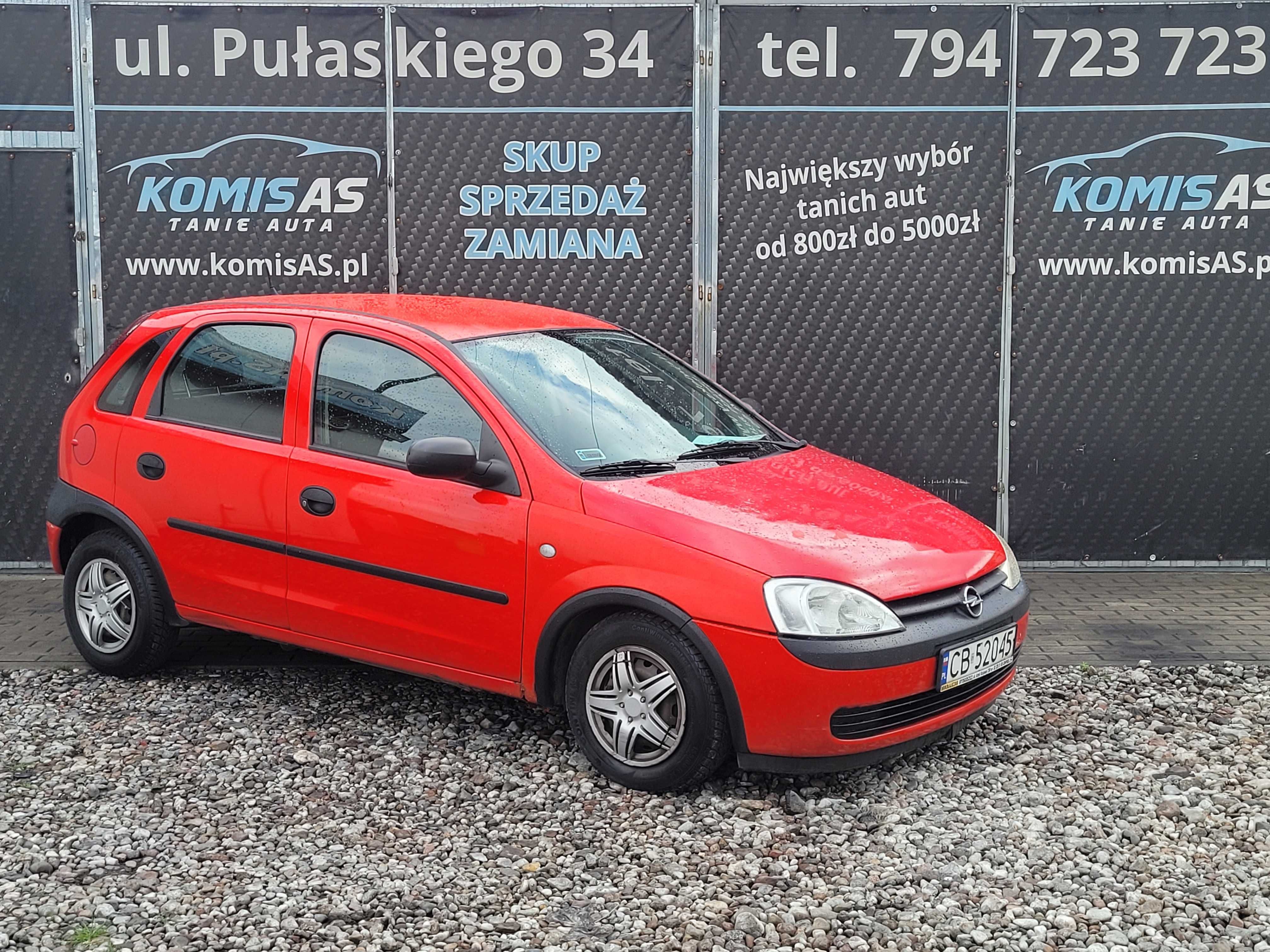 Opel Corsa C 1.0 Benzyna * Salon Polska Radio * Tanie Auta