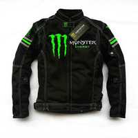 Мото куртка з захистом защитой Monster Energy байкерська