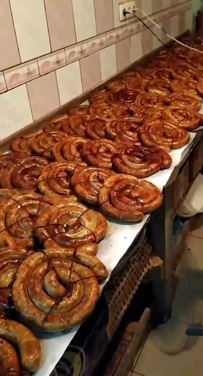 Домашняя колбаса собственного приготовления