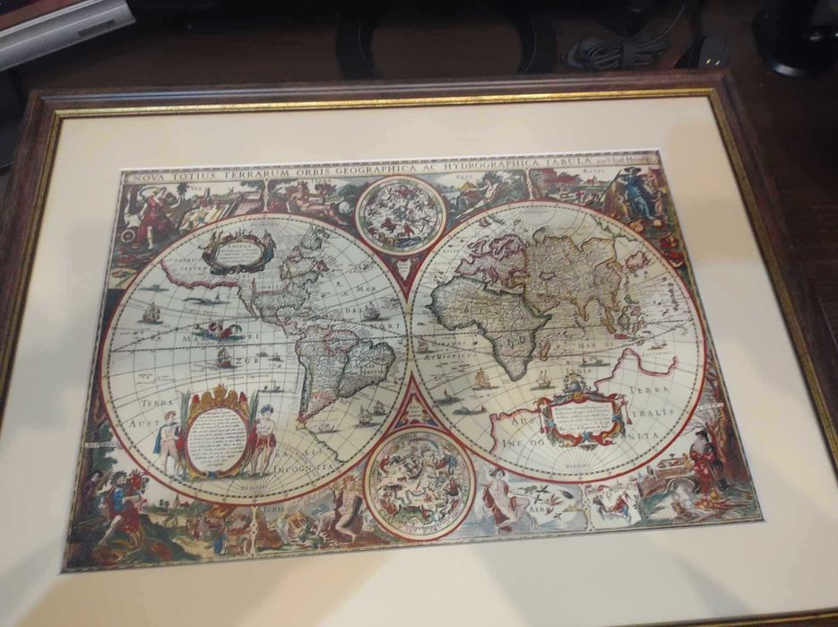 Obraz w drewnianej ramie nova totius 1636