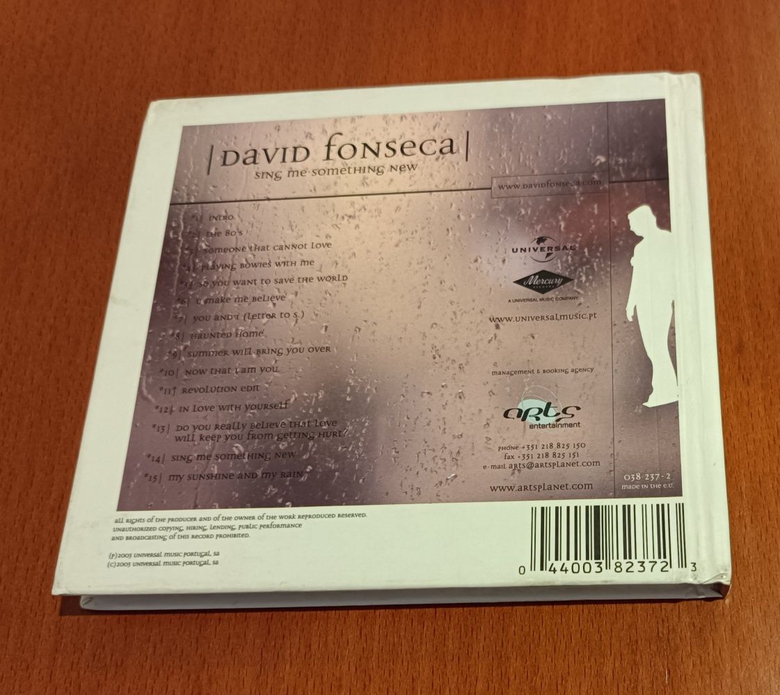 2 CDs de Mike Oldfield e David Fonseca.