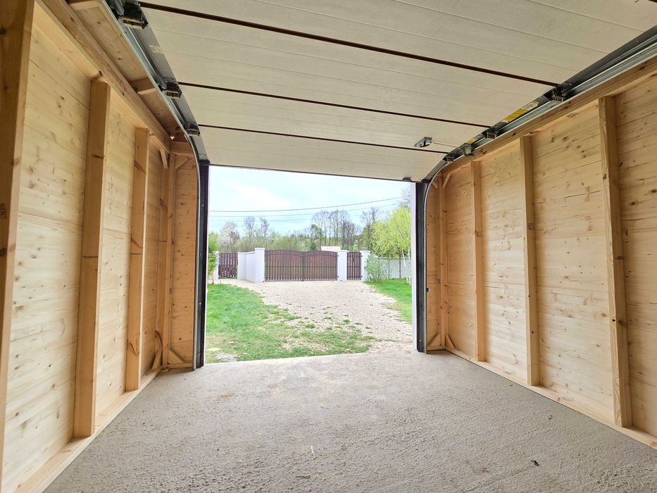 Garaż drewniany "OMODA" 7x3,5 m – producent Wooden House Stanior