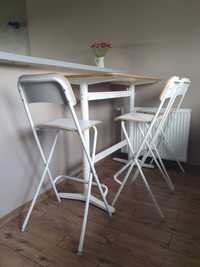 Stół Ikea Billsta i 3 krzesła