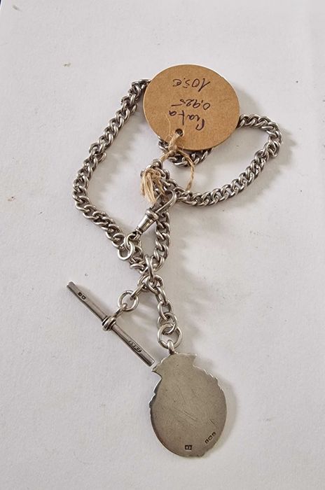 Corrente em prata para relógio de bolso