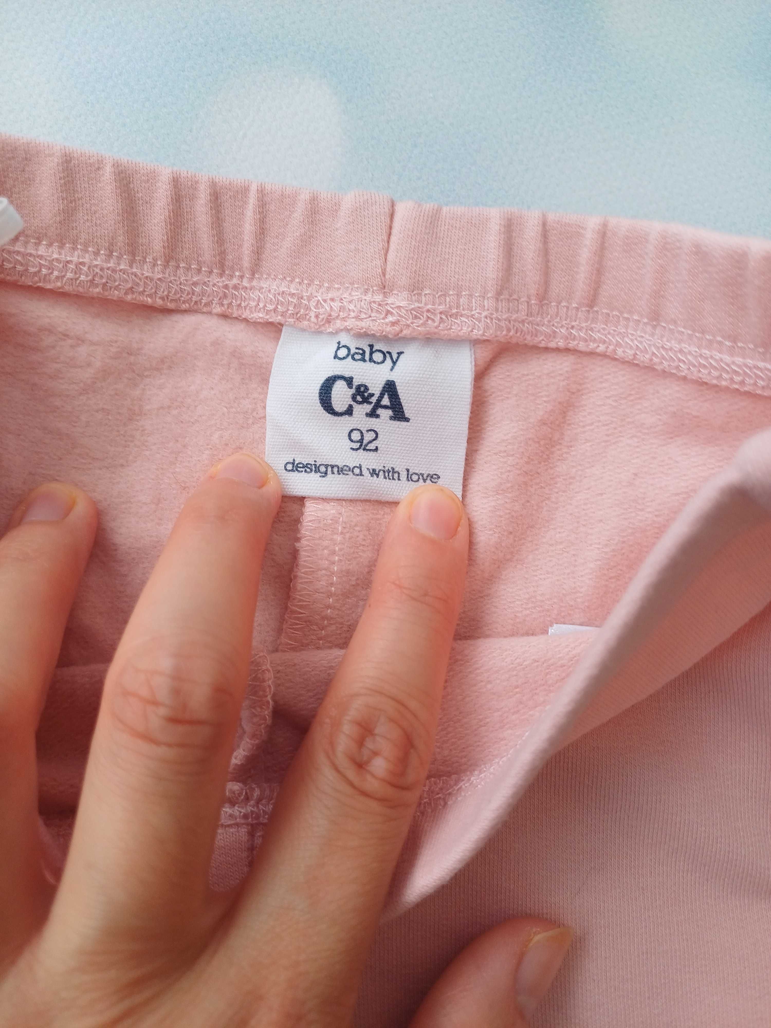 Legginsy niemowlęce ocieplane C&A r.92