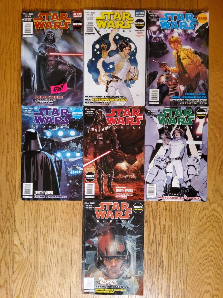 Star Wars komiks Egmont 2/15,1/16,3/16,4/16,5/16,6/16,1/17