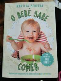 Livro "O Bebé Sabe Comer" - NOVO