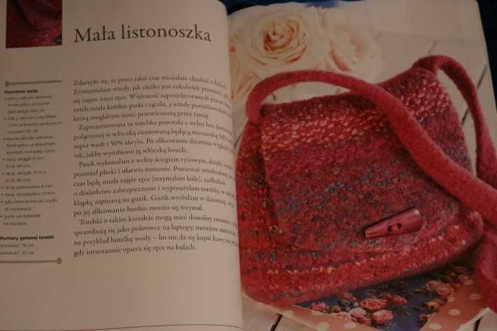 Książka "Torebki z filcu. Najmodniejsze wzory". Bev Beattie