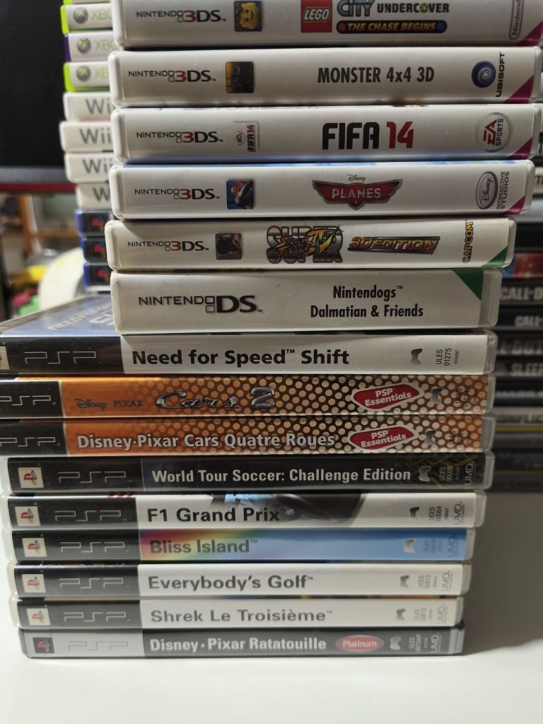 Jogos PS3, PS2, PS1, PSP, Wii, 3DS