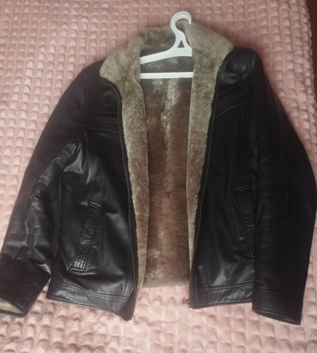 Мужская дубленка р.52