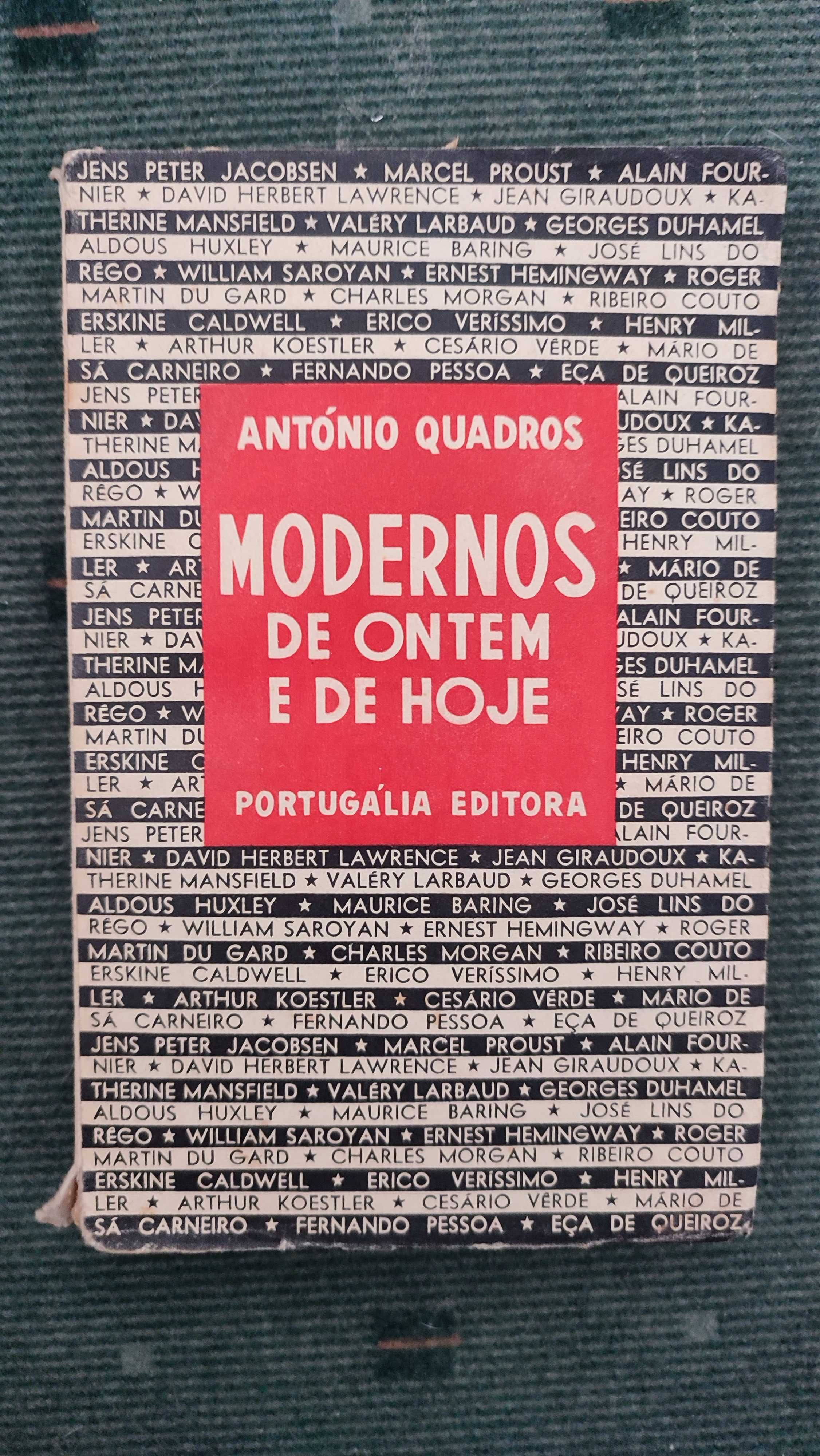 António Quadros - Modernos de ontem e de hoje - 1ª edição, 1947