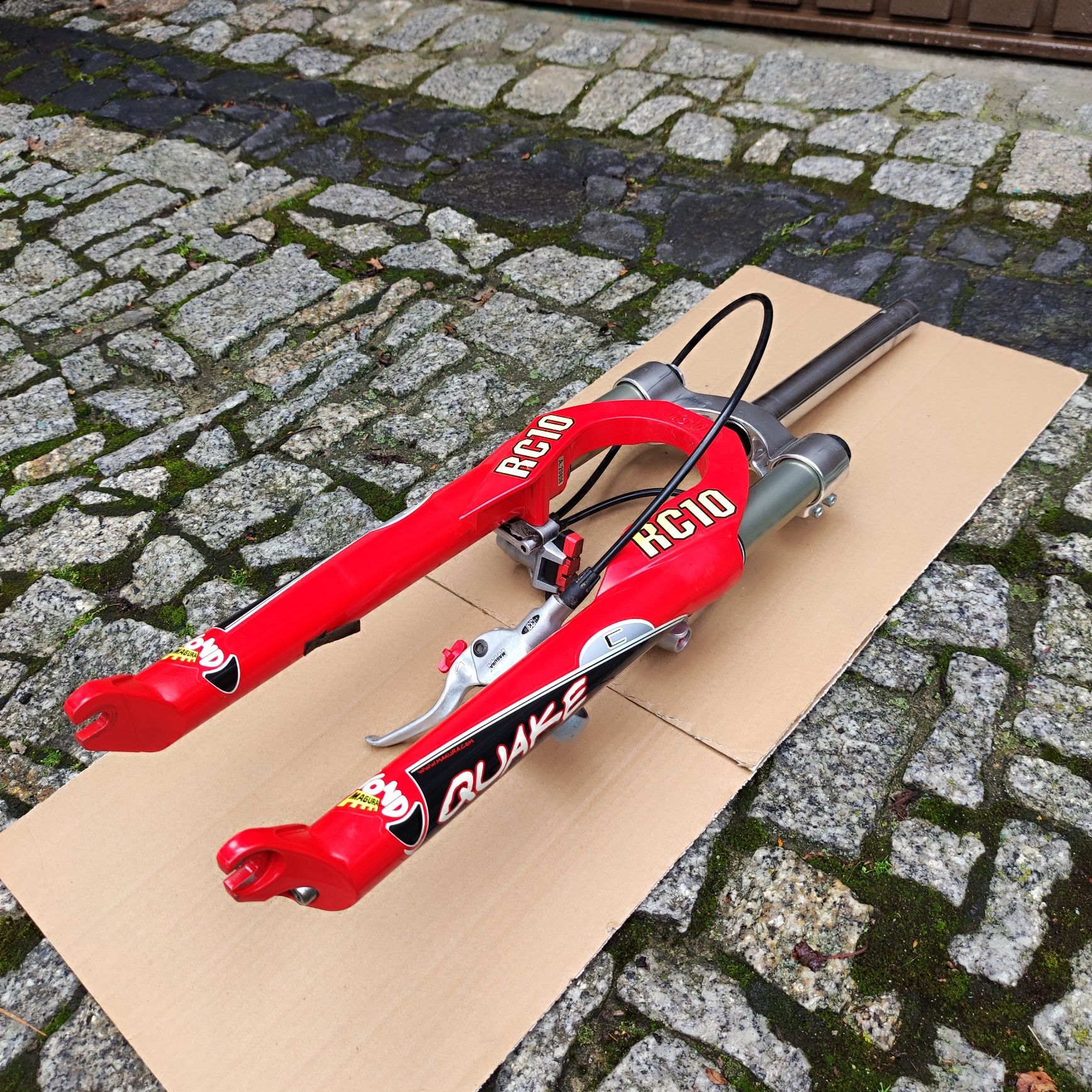 Widelec Magura Quake rond RC10 mtb xc retro
