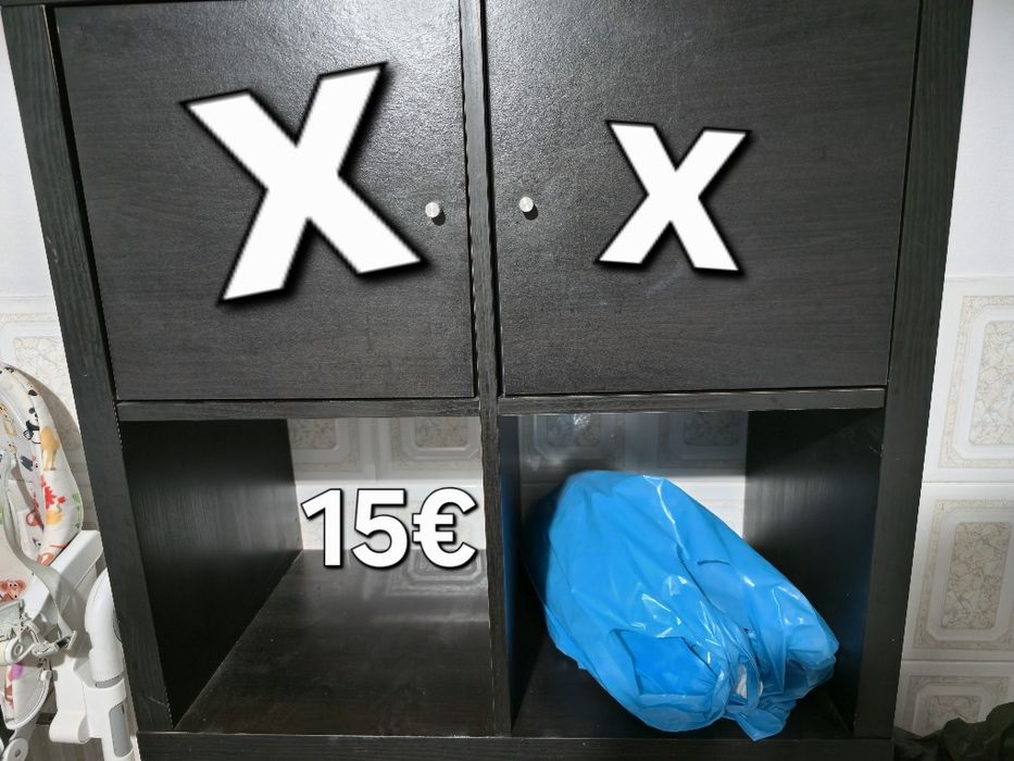 Cubos preto em muito bom estado