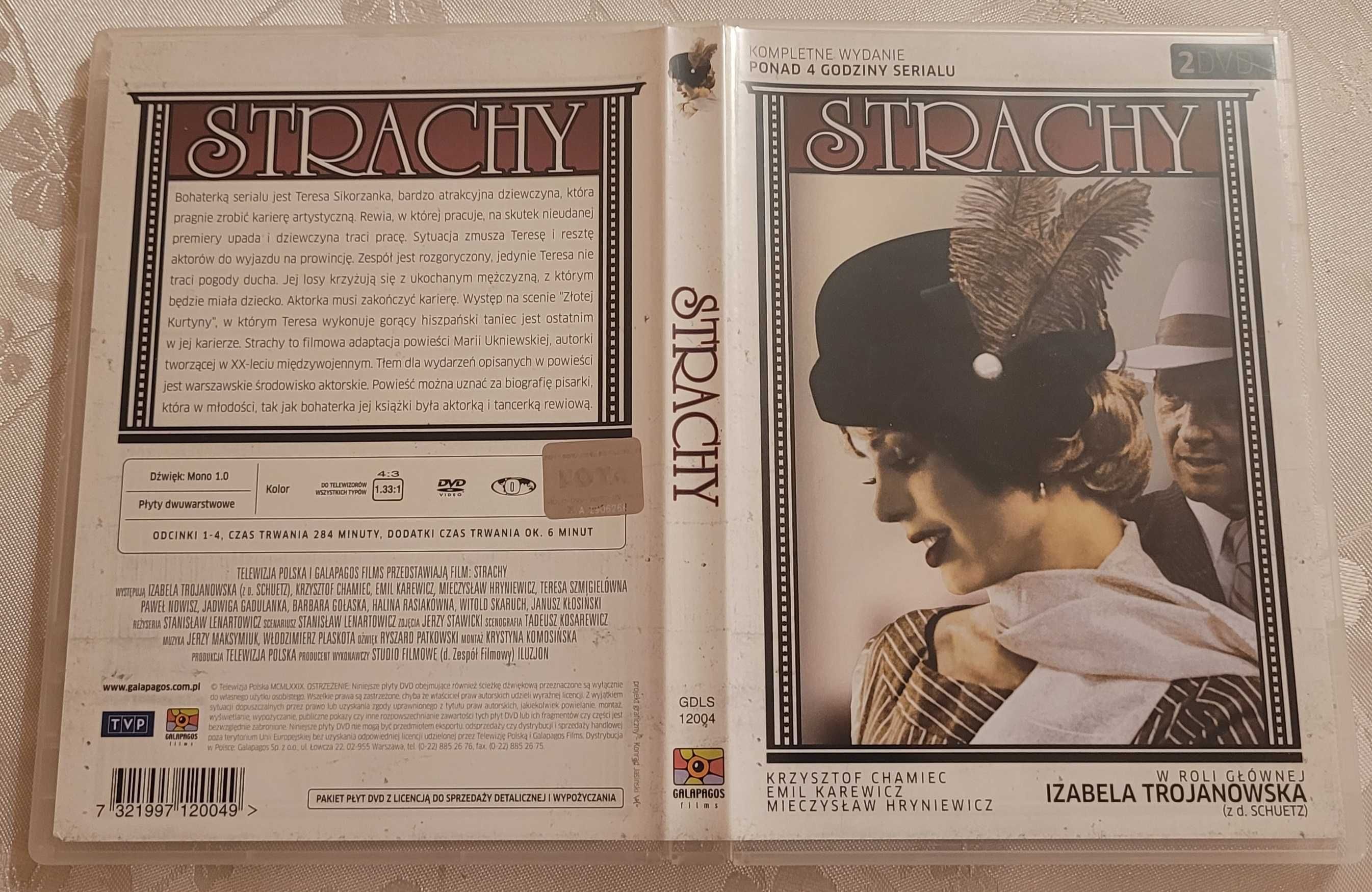 Strachy - serial DVD