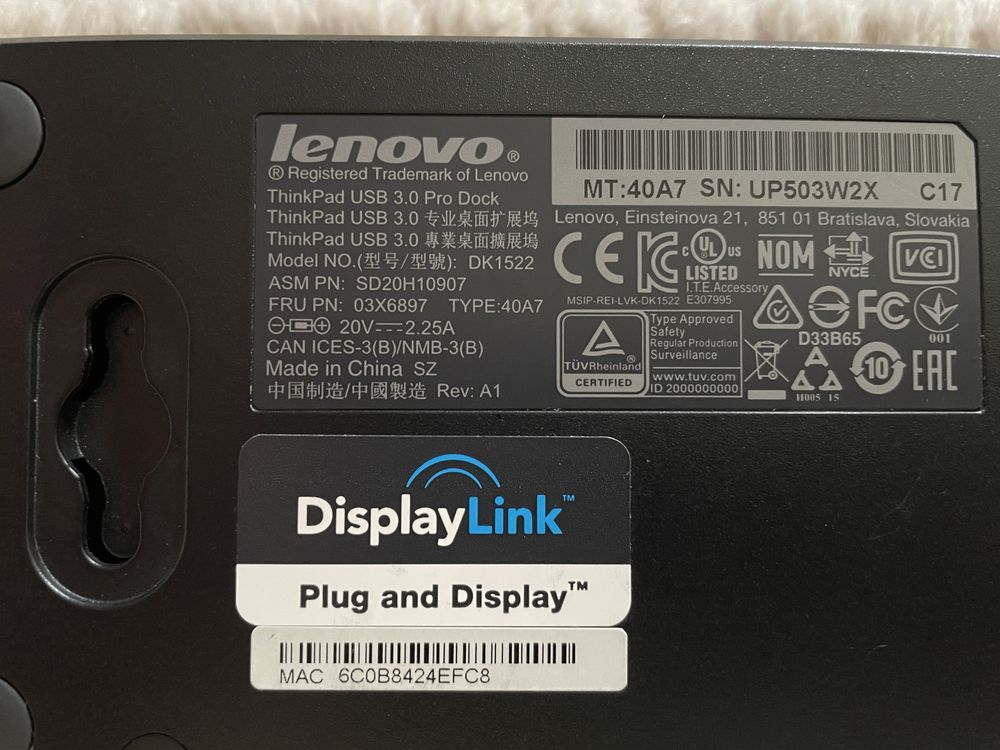 Stacja dokujaca Lenovo 3.0 Pro