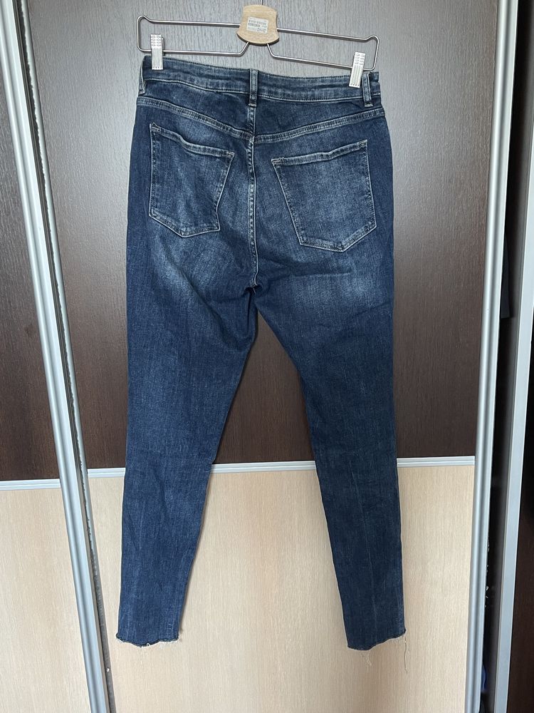 Jeansy 40 H&M granatowe skinny