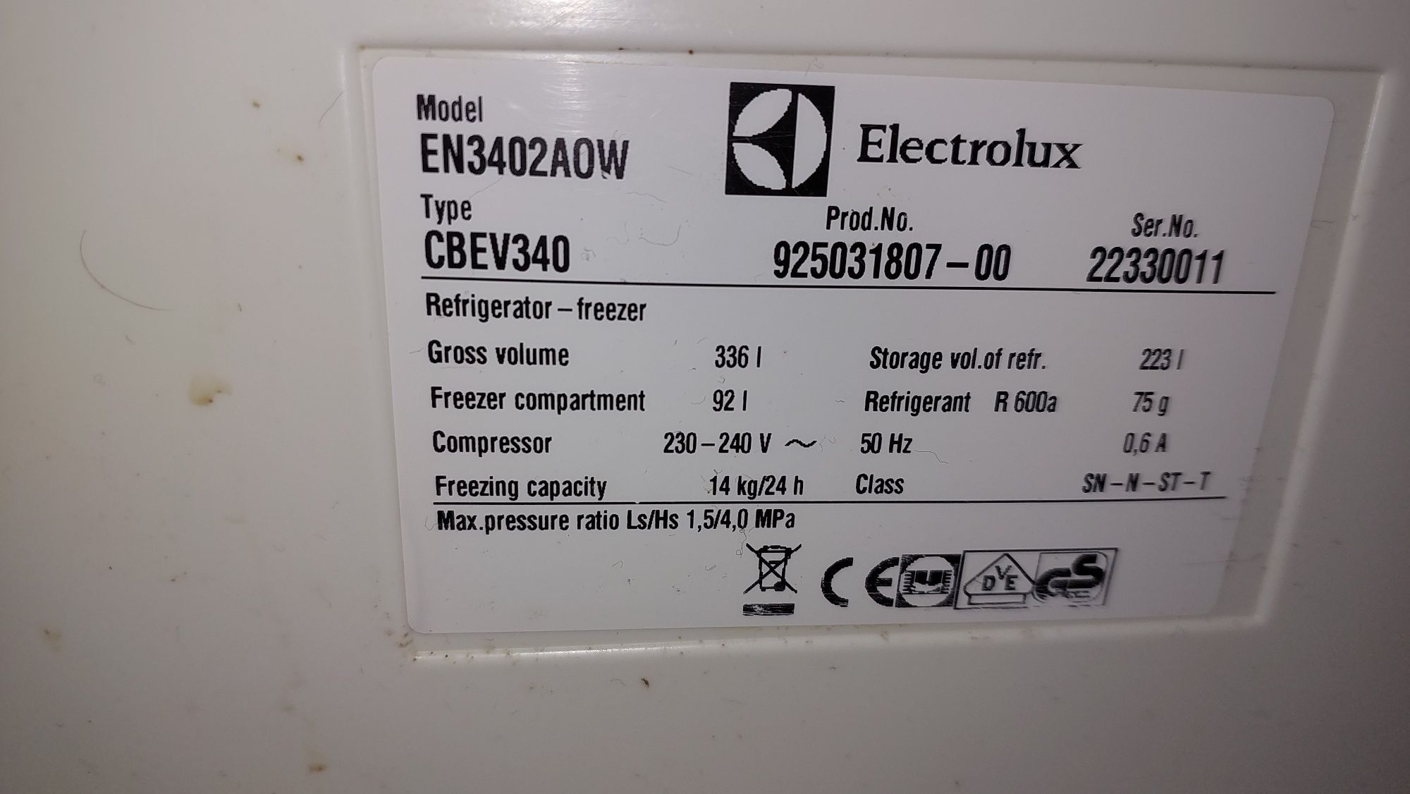 Модуль управления холодильника Electrolux