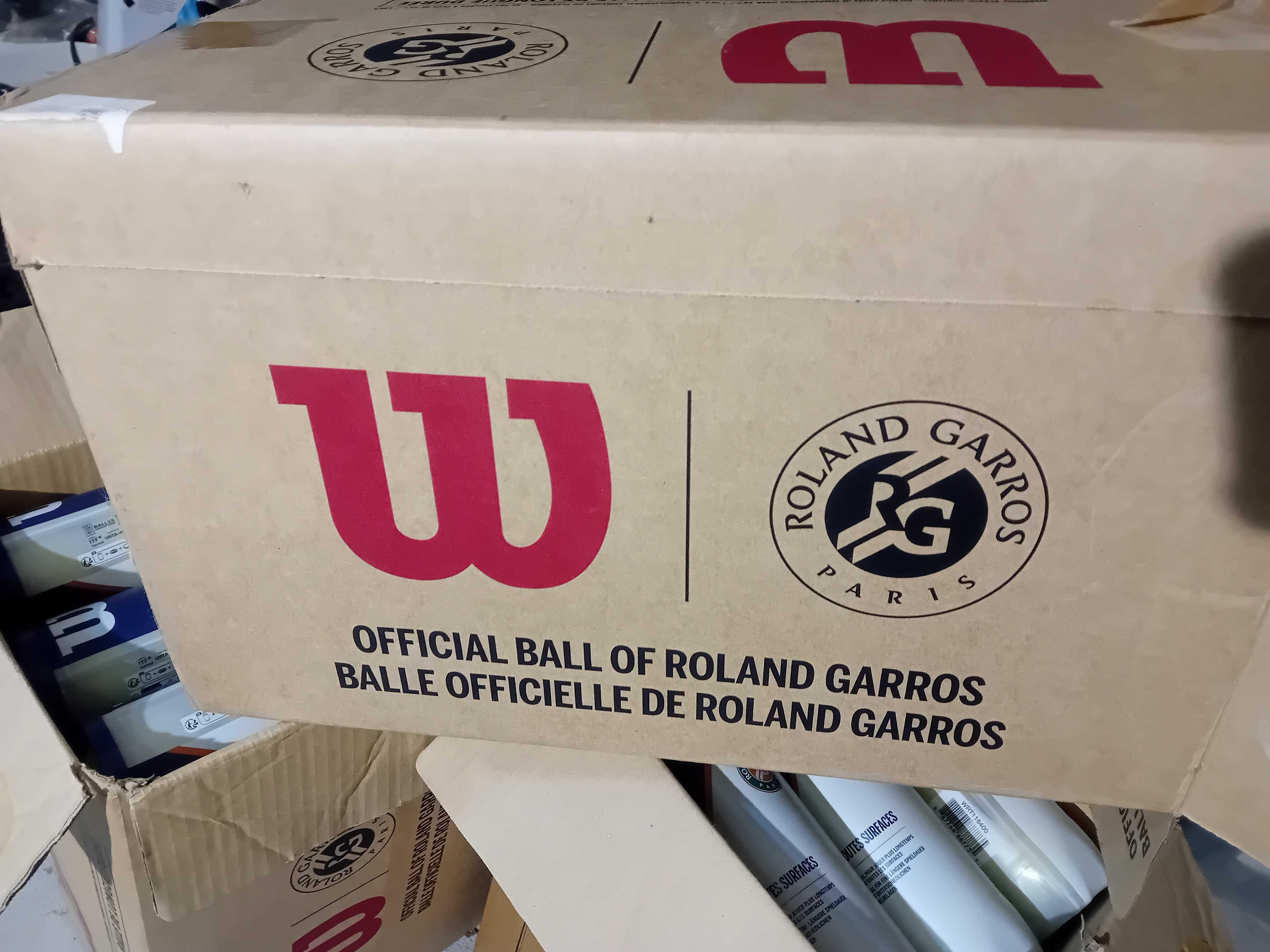 Lote 204 bolas de tenis Wilson