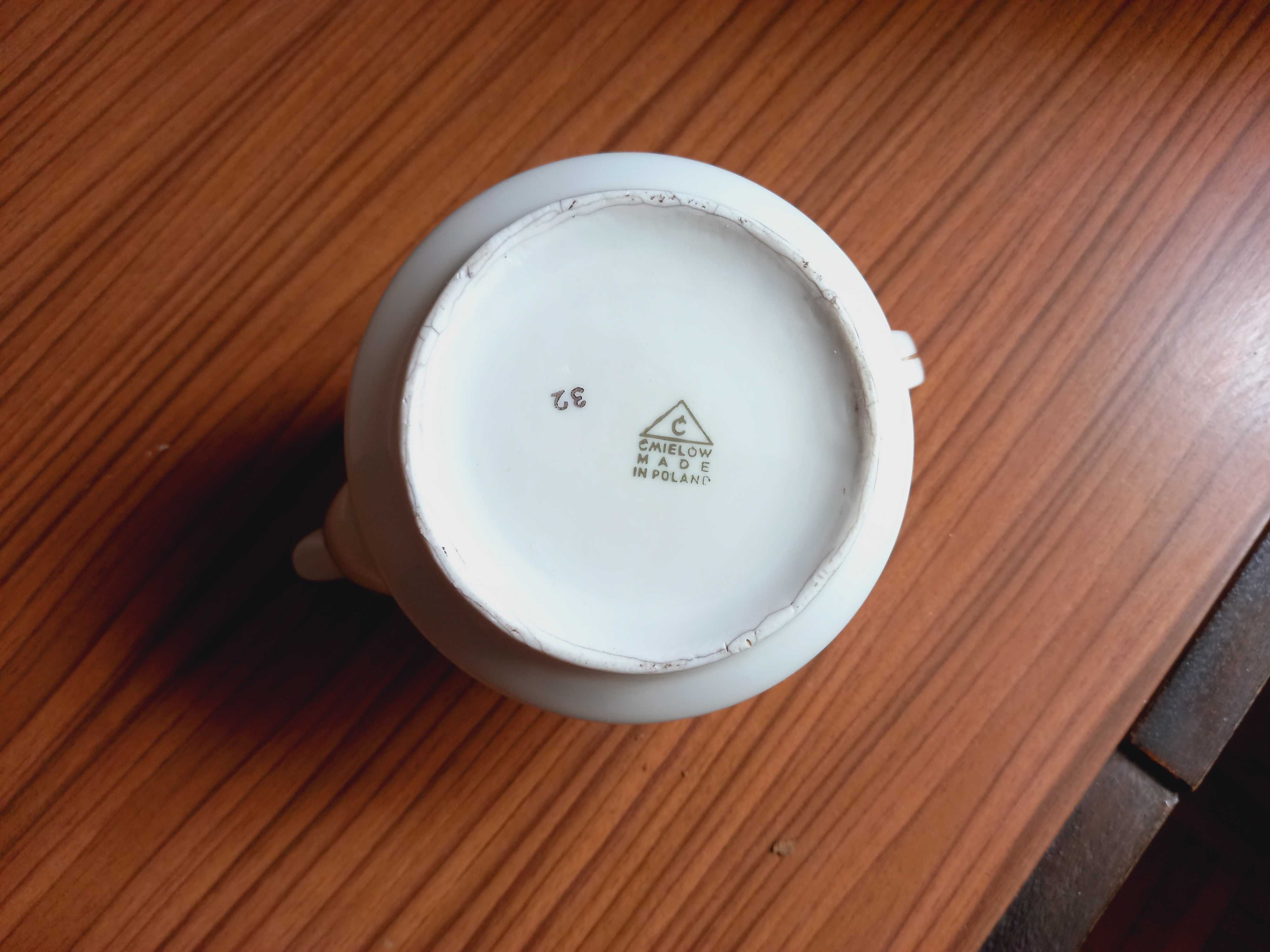 Imbryk dzbanek czajnik czajniczek Ćmielów porcelana vintage PRL