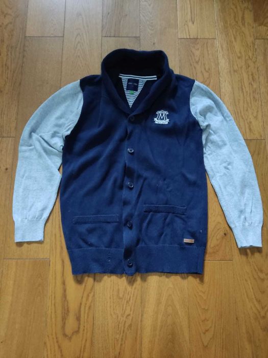 Sweter chłopięcy 158 Max & Mia granatowy heritage