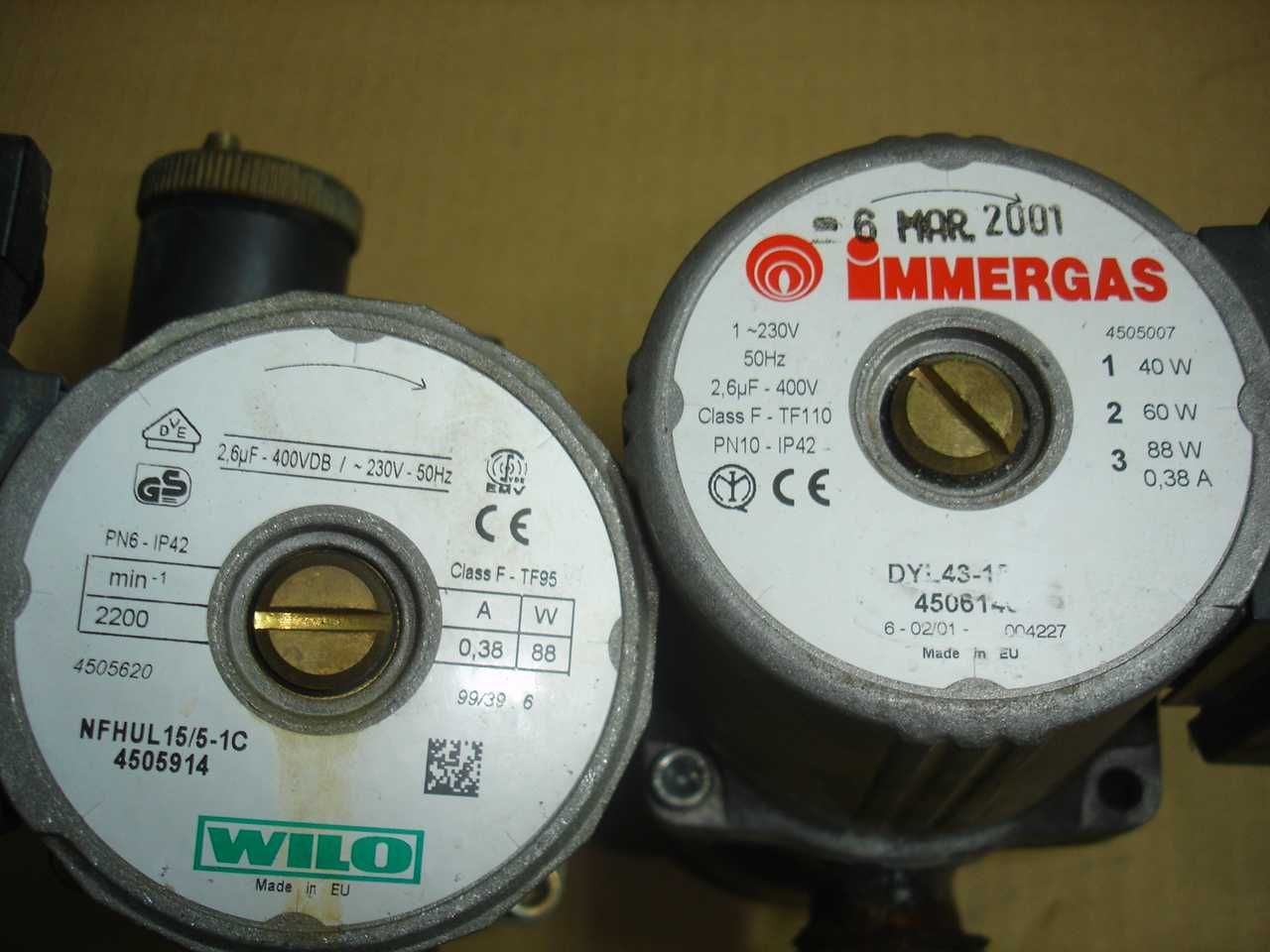 Pompa obiegowa Grundfos, Wilo do pieca gazowego i instalacji