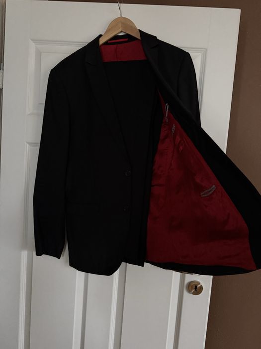 Garnitur czarny Vistula XL 52 super slim fit