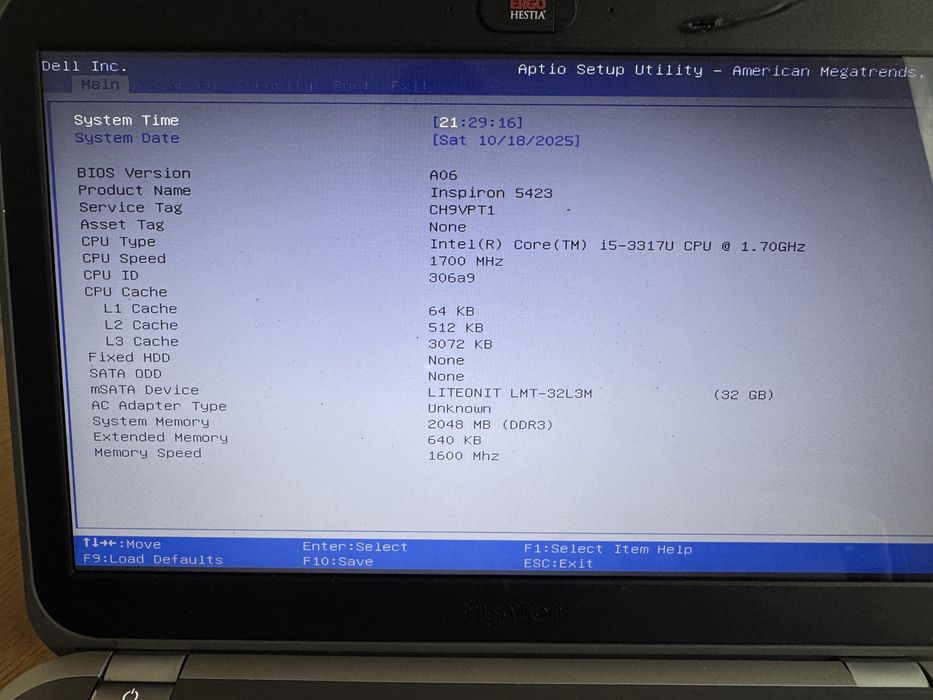 laptop Dell Inspiron 5423