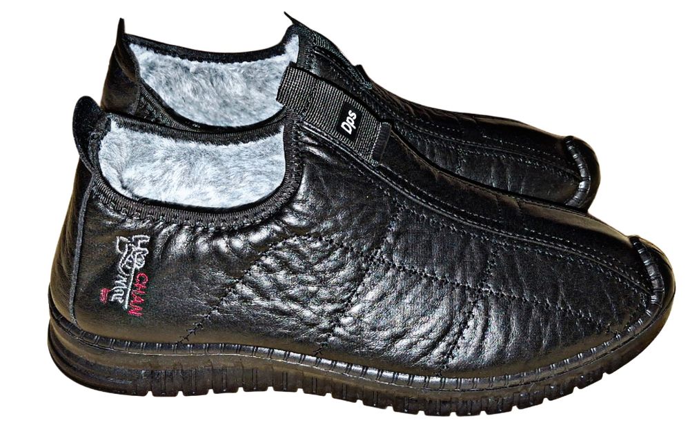 Зимові мокасини сліпони утеплені 43 розмір