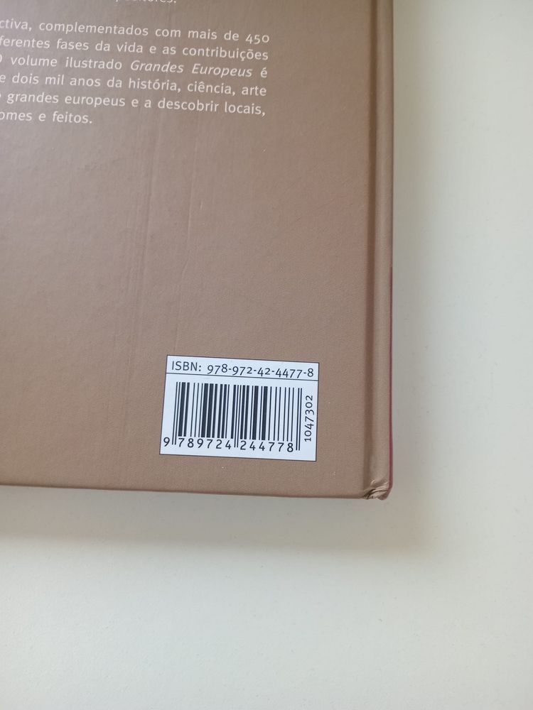 Livro Círculo de Leitores “Grandes Europeus”