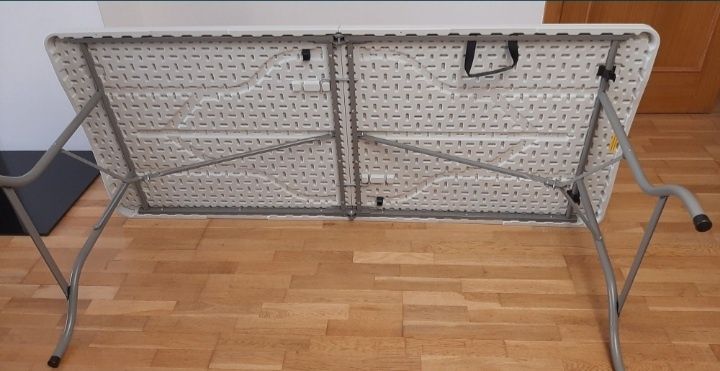 Mesa Dobrável 1.80 cmx74 cmx75cm -Nova