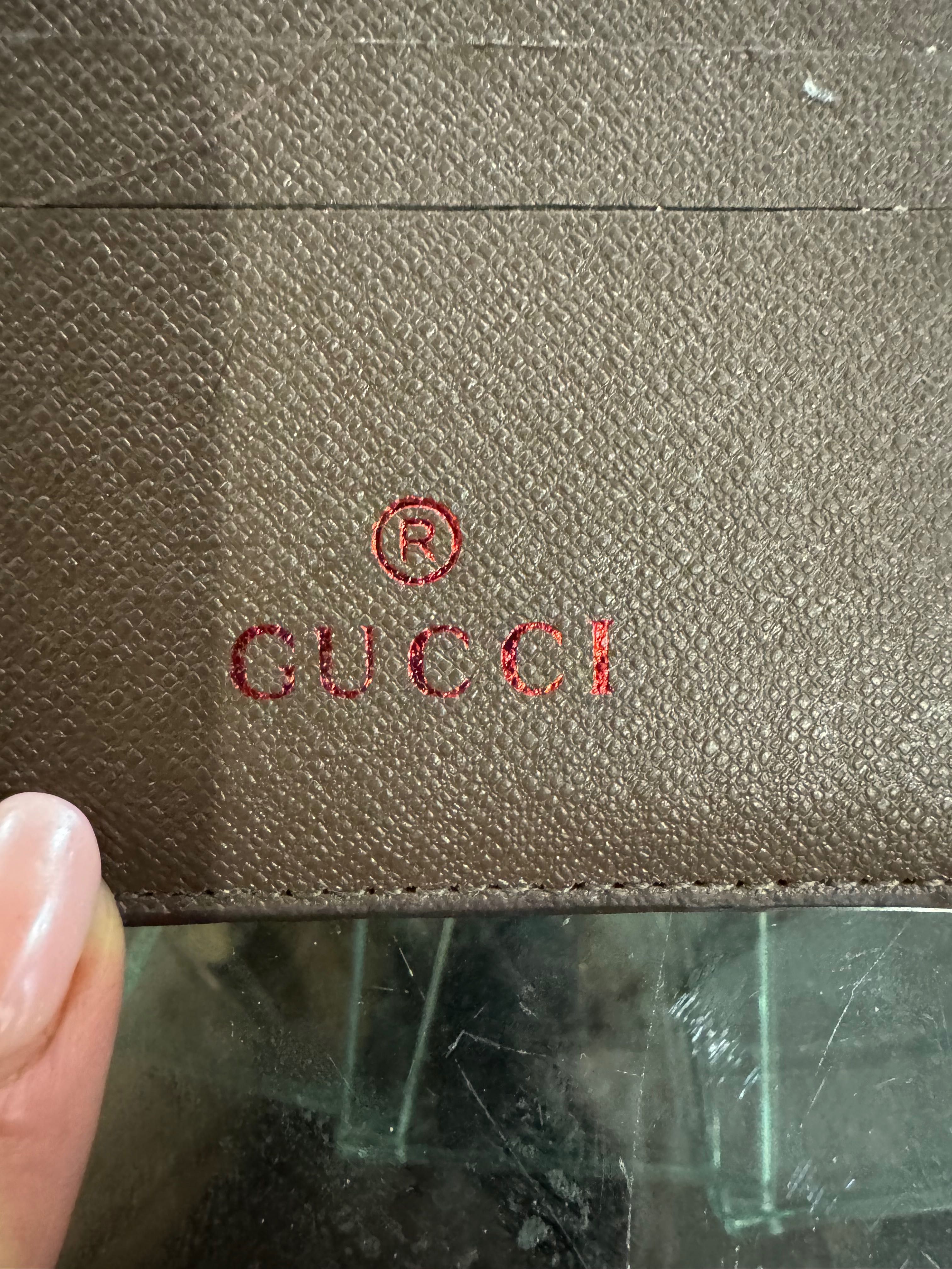 Portfel Gucci  jasny brąz